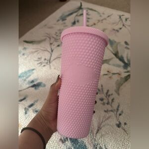 Las Vegas Pink Textured Tumbler with Straw